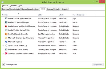 Windows 8: El nuevo administrador de tareas. | Apuntes de ...