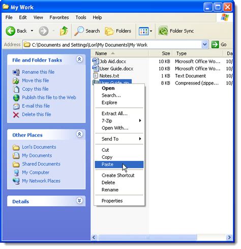 Windows XP: Cómo comprimir archivos y protegerlos con ...