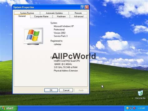 Windows XP Professional SP3 ISO Free Download   ALL PC World
