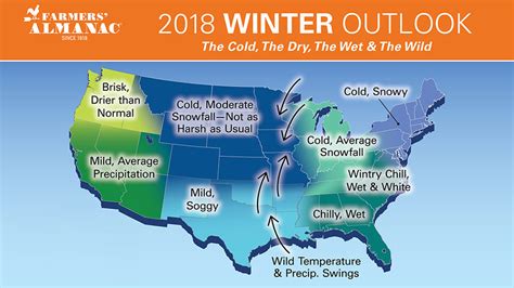 Winter Weather Forecast   Farmers  Almanac 2017  2018 ...