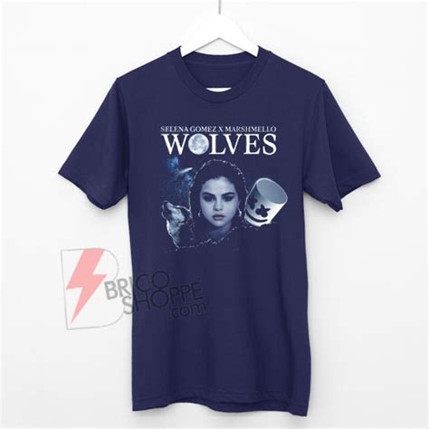 Wolves selena gomez marshmello Shirt On Sale   bricoshoppe.com