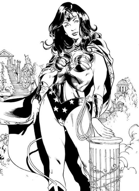Wonder Woman #73  Superhéroes  – Páginas para colorear