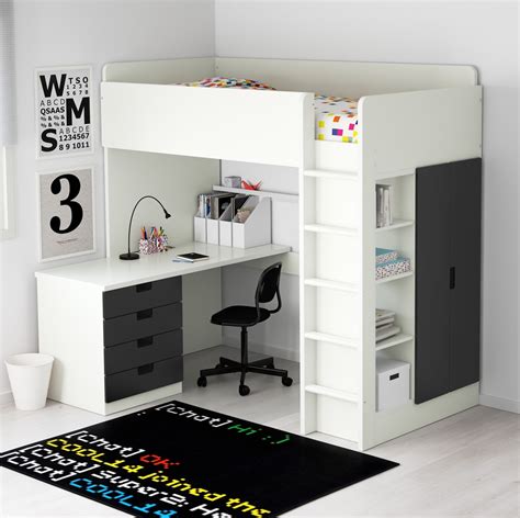 Wonderful IKEA Loft Bed With Desk : IKEA Loft Bed With ...