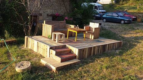 Wonderful Pallets Stage With Furniture | Regina Mcgill