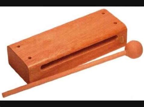 Wood block percussion instrument sounds   YouTube