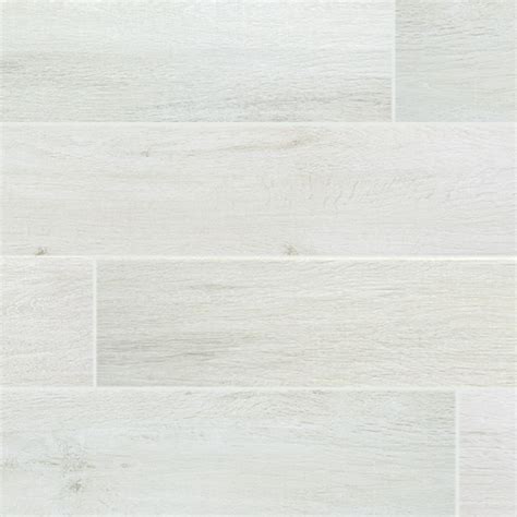 Wood Series Blanco 6.5x40 Wood Plank Porcelain Tile