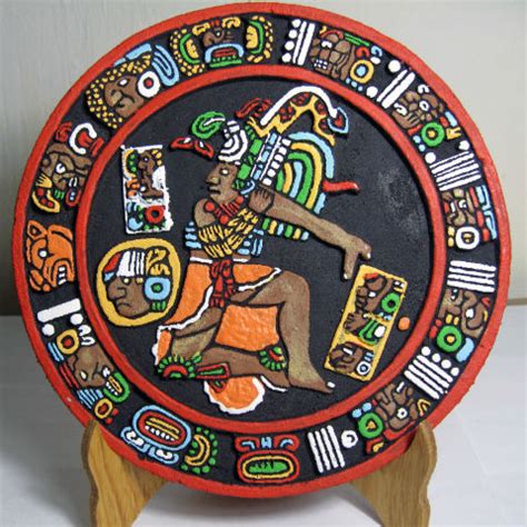 Wooden Aztec Maya Calendars