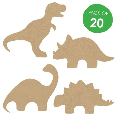 Wooden Dinosaur Shapes   CleverPatch