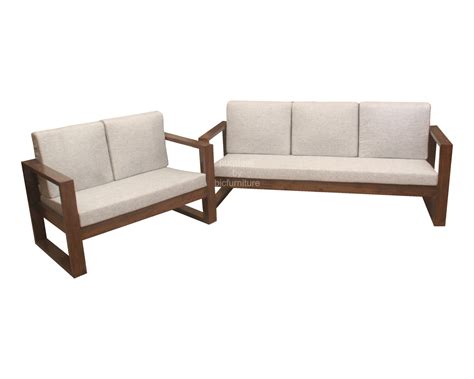 Wooden Sofa Set; Smileydot.us