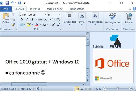 Word et Excel gratuits pour Windows 10 | WindowsFacile.fr