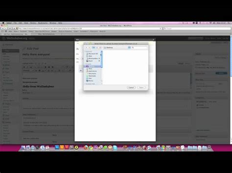 Wordpress Tutorial   How To Add Images To Posts And Pages ...