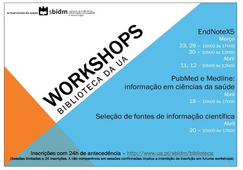 Workshops Bibliotecas UA – cartaz – a biblioteca em forma