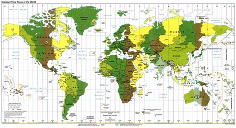 World Clock and time zones