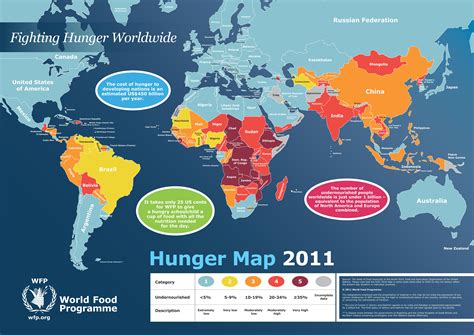 World Food Programme Hunger Map | End Child Hunger ...