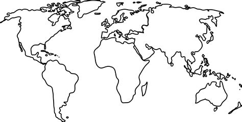 World Map by @jkarthik08, outline world map, on ...