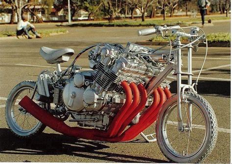 Wow! A 6 cylinder engine on a BMX bike frame. | Definitely ...