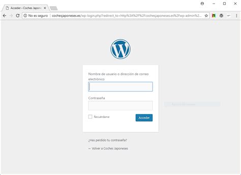wp admin y wp login.php de WordPress