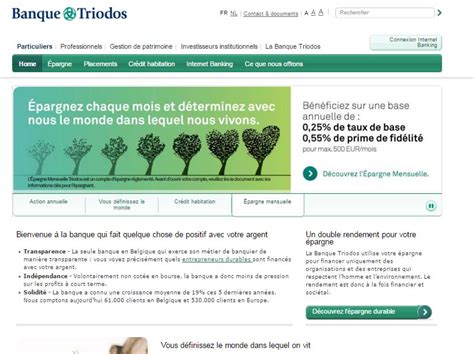 www.triodos.be mon compte,accès triodos internet banking