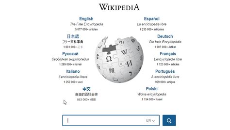 www.wikipedia.com English Search   YouTube