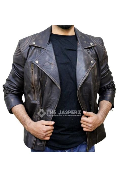 Xander Cage Vin Diesel Black Distressed Leather Jacket