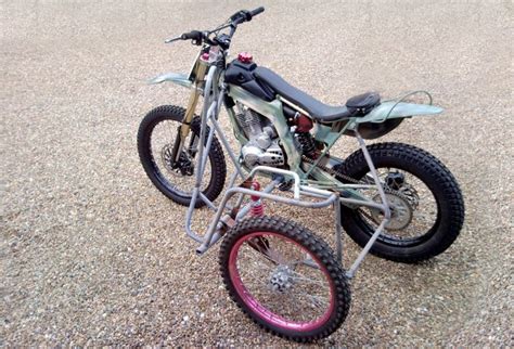 XB31 Trials Bike Conversion with sidecar  work in progress ...