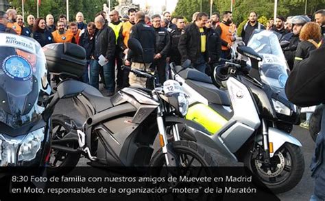 XR Motos con motos eléctricas en la Maratón de Madrid 2017 ...
