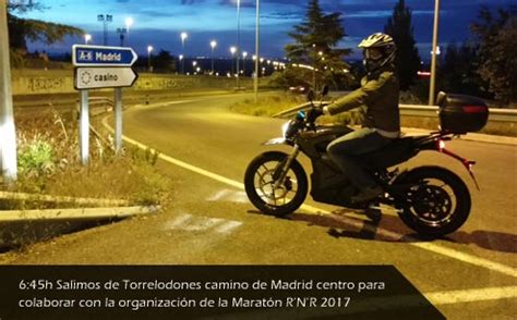 XR Motos con motos eléctricas en la Maratón de Madrid 2017 ...
