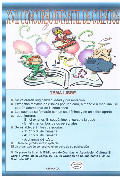 XVII Concurso infantil de cuentos de la asociación El ...