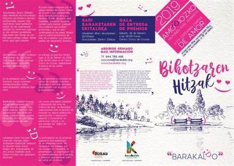 XXIV Certamen de cartas de amor  Bihotzaren Hitzak  2019 ...