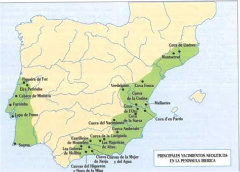 Yacimientos Neolíticos de la Península Ibérica ...