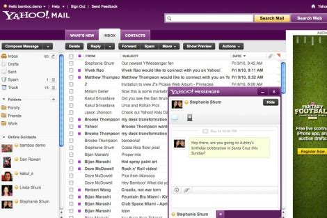 Yahoo! lanza una nueva versión de su correo  más rápida ...