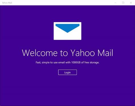 Yahoo Mail App For Windows 10/8