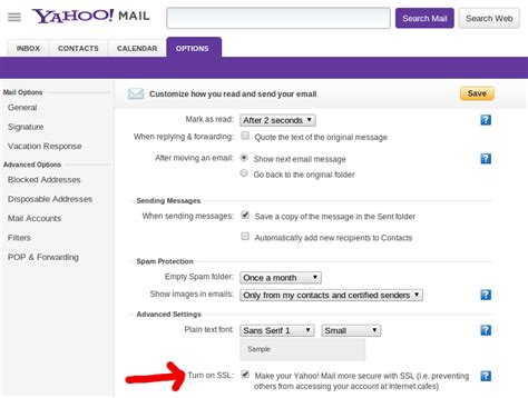 Yahoo Mail Quietly Offers HTTPS Option