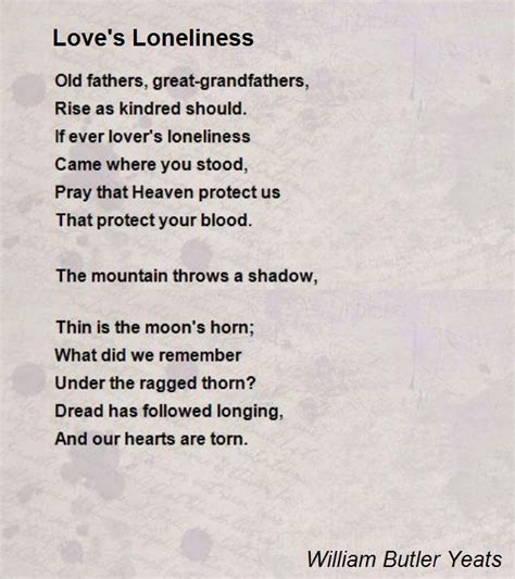 Yeats love Poems