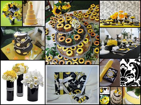 Yellow & Black Wedding | Wedding Dish