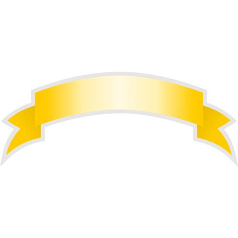 Yellow ribbon vector | Public domain vectors