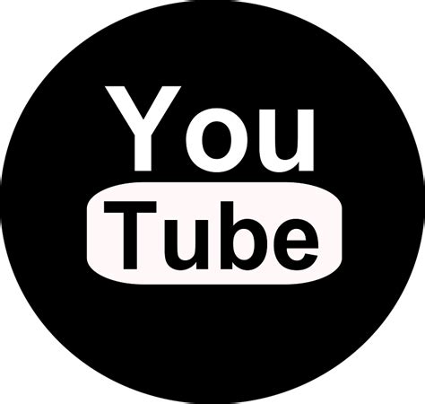 You Tube Logo Black Social · Free image on Pixabay