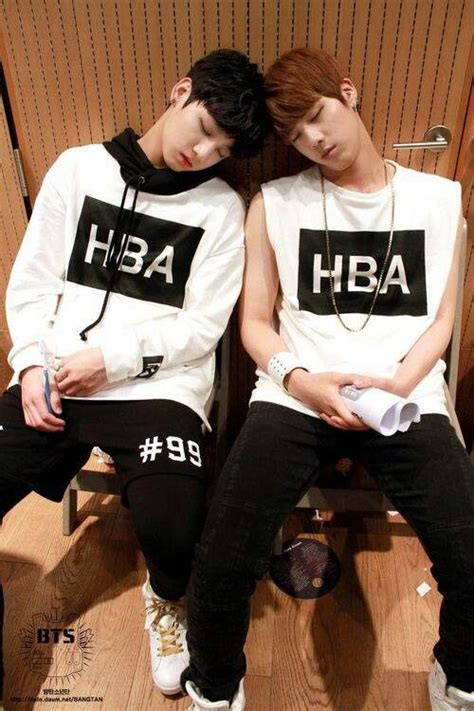 Youngest and oldest members sleeping | Bangtan | Pinterest ...
