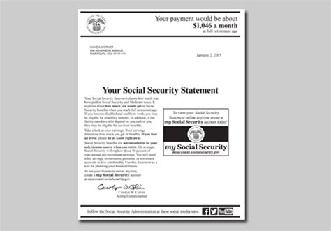 Your Social Security Statement is now at your fingertips ...