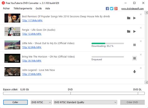 YouTube en DVD convertisseur et graveur gratuit