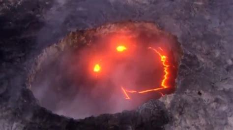 YouTube: La espectacular erupción de un volcán «sonriente ...
