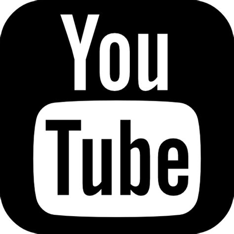 Youtube logotipo cuadrado redondeado Iconos gratis de logo