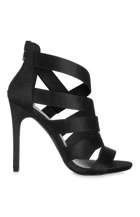 Zapatos de satén negro   Primark online