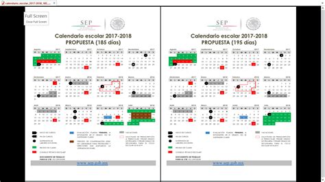 ZONA ESCOLAR 114: CALENDARIO ESCOLAR 2017 2018 A COLOR PDF.