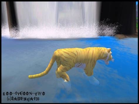 Zoo Tycoon 2: Liger Waterfall by SaberCat26 on DeviantArt