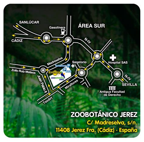 Zoobotanico Jerez :: ACCESO AL ZOOBOTÁNICO