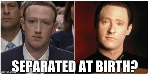 Zucc and Data.   Imgflip