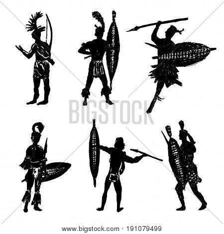 Zulu Warrior Images, Illustrations, Vectors   Zulu Warrior ...
