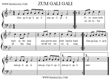 Zum Gali Gali   American Children s Songs   The USA   Mama ...